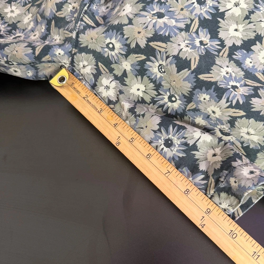 Gap Floral Chino Shorts Mens 33 Sunwashed All Over Floral Print Canvas